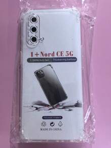 Transparent Four-Corner Anti-Fall Protective Case, Applicable For OPPO/OnePlus Series Smartphones, Transparent Four-Corner Anti-Fall Phone Case, Phone Case, Phone Protective Cover, Phone Shell, Phone Cover, Anti-Drop Phone Case, Transparent Phone Case, Minimalist Phone Case, Solid Color Phone Case, Transparent Phone Case, TPU Anti-Fall Phone Case (Military-Grade Anti-Drop)