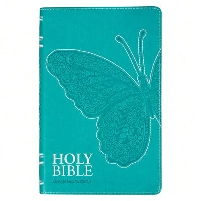 KJV Holy Bible, Gift Edition For Girls/Teens King James Version, Faux Leather Flexible Cover, Teal (Hardcover) By Christian Art Gifts (Creator) - 單本 - 查看 1