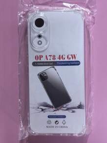 Transparent Four-Corner Anti-Fall Protective Case, Applicable For OPPO/OnePlus Series Smartphones, Transparent Four-Corner Anti-Fall Phone Case, Phone Case, Phone Protective Cover, Phone Shell, Phone Cover, Anti-Drop Phone Case, Transparent Phone Case, Minimalist Phone Case, Solid Color Phone Case, Transparent Phone Case, TPU Anti-Fall Phone Case (Military-Grade Anti-Drop)