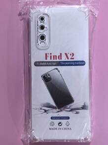 Transparent Four-Corner Anti-Fall Protective Case, Applicable For OPPO/OnePlus Series Smartphones, Transparent Four-Corner Anti-Fall Phone Case, Phone Case, Phone Protective Cover, Phone Shell, Phone Cover, Anti-Drop Phone Case, Transparent Phone Case, Minimalist Phone Case, Solid Color Phone Case, Transparent Phone Case, TPU Anti-Fall Phone Case (Military-Grade Anti-Drop)