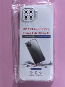 Transparent Four-Corner Anti-Fall Protective Case, Applicable For OPPO/OnePlus Series Smartphones, Transparent Four-Corner Anti-Fall Phone Case, Phone Case, Phone Protective Cover, Phone Shell, Phone Cover, Anti-Drop Phone Case, Transparent Phone Case, Minimalist Phone Case, Solid Color Phone Case, Transparent Phone Case, TPU Anti-Fall Phone Case (Military-Grade Anti-Drop)