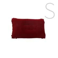 1pc Portable Inflatable Pillow For Outdoor Camping And Nap, Disposable Backrest Cushion, Velour Throw Pillow, Travel Pillow, Car Cushion, Bedding, Home