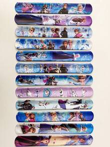 12pcs/Set Clapper Rings, Clapper Bracelets, Ice Queen Anna Clapper Rings, Party Supplies Toys - Multicolor - View 4