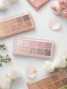 Rom&nd Romand BETTER THAN PALETTE 06 PEONY NUDE GARDEN, 8g/0.28oz, Sombras de ojos mate aterciopelado y con brillo, Difuminables y pigmentadas, Tonos neutros todo en uno, Maquillaje de ojos degradado fácil, K-Beauty, Maquillaje coreano