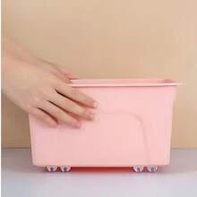 4/8pcs Pastable Pulley Accessories, Under-Bed Storage Box, Organizing Box Wheel, Roller, Moving Trash Can, Small Casters - Adhesive Pulley - View 7