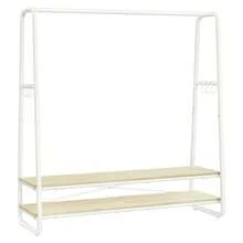 VASAGLE Clothes Drying Racks - البيج والأبيض - مشاهدة 6