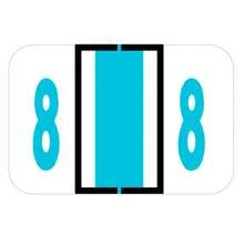 1set File Folder Labels, Self Adhesive File Folder Number Labels Rectangle File Folder Chart Labels Index Stickers Tabs Compatible With Office Supplies - Multicolor - View 8