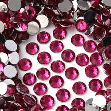 ICIQ 3000/2000/1200颗 3mm 4mm 5mm 多色非热熔树脂水钻，透明AB扁平塑料水晶，DIY闪亮配件，水钻水晶珠装饰石 - 彩色 - 查看 44
