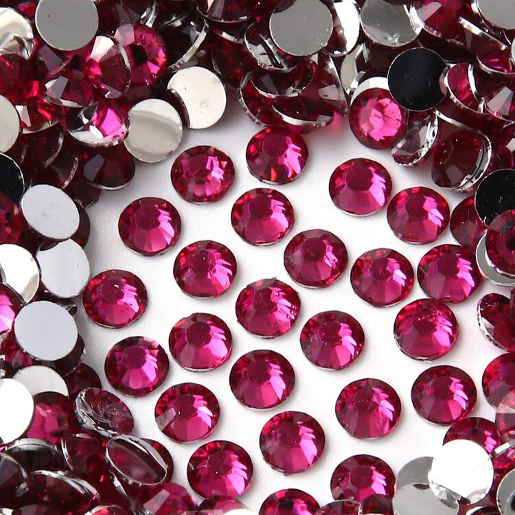 ICIQ 3000/2000/1200pcs 3mm 4mm 5mm Multi-Color Non-Hotfix Resin Rhinestones, Transparent AB Flat Plastic Crystal, DIY Shiny Accessories, Rhinestone Crystal Beads Decorative Stones - Multicolor - View 45