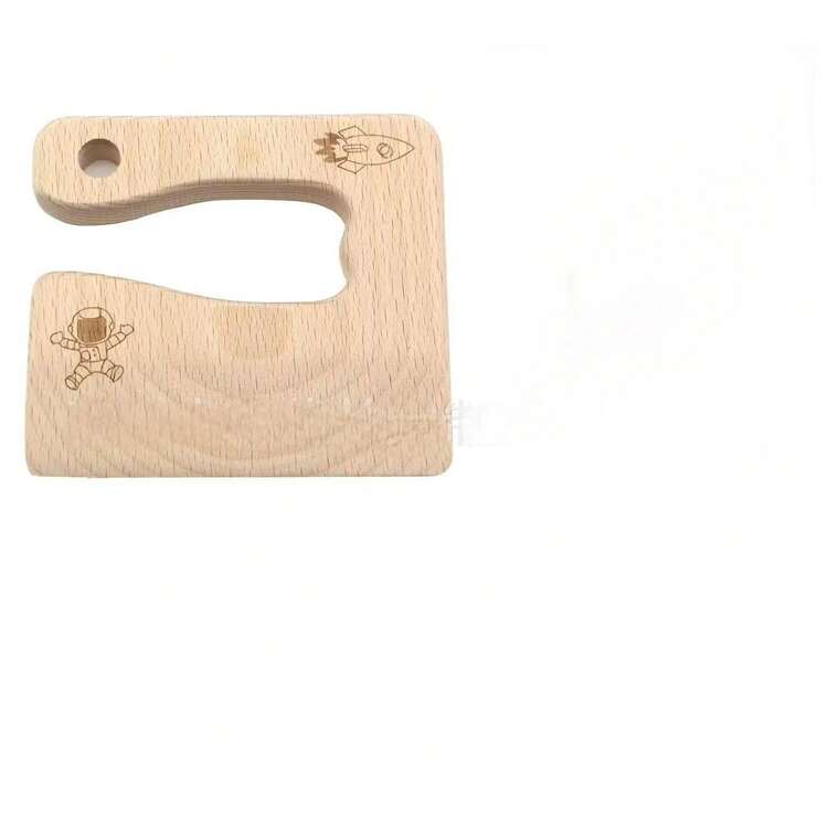 木制儿童刀烹饪玩具仿真刀切水果蔬菜儿童厨房过家家玩具蒙特梭利教育 - 廚房木刀 - 查看 14