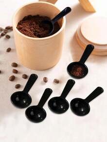 1-6 Stücke einfarbige Kaffeelöffel, alltägliche Haushaltsgegenstände