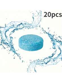 Car Windshield Washer Tablets - Washer Fluid Tablets Glass Cleaner Concentrate Car Windshield Wiper Fluid Solid Effervescent Tablets Remove Auto Glass Stains Clear Car Vision - Blue - View 16