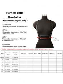 Leather Chest Harness Belt For Women Leather Harness Belt For Women Fashion Chest Harness Woman Valentine's Day Gift Women's Corset Belt