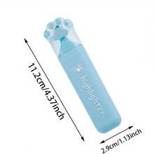 4/6 件装猫爪荧光笔 - 适合青少年和成人的粉彩学习马克笔，不晕染办公用品，考试准备必备品[返校季] - 馬卡龍色 - 查看 5