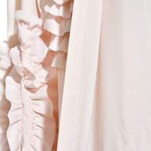 Lush Decor Serena Light Filtering Window Curtain Panel, Single, 54" W X 84" L, Blush - Drapes - Floral Curtains For Bedroom - Cute Curtains - Coquette Decor Halloween-Fall Decor-Room Decor - má hồng - Xem 6