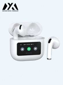 MEIYIXING MEIYIXING A12PrO TWS Kabellose Ohrhörer mit Touchsteuerung und LCD-Bildschirm, mit ENC Geräuschunterdrückung, Super Bass und Hochwertigem Klangeffekt, Lange Akkulaufzeit 180mAh, Modellname A12pro