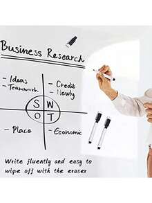 8/10 Trocken-Löscher Marker mit Radierspitzen, leicht abwischbar, geschmeidiges Schreiben, kreative wasserlösliche löschbare Marker, geeignet für Klassenzimmer und Bürobedarf, kugelförmig, kompakt, leicht zu radieren, Graffiti, Magnettafel Marker, Heim- und Schulbedarf, Schreibtisch- und Schubladenaufbewahrung, in verschiedenen Farben und Stilen erhältlich, geeignet für Schulbedarf und die Schulanfang