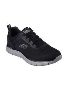 Skechers Męskie trampki z czarnego materiału tekstylnego i syntetycznego, sznurowane i z wkładką z pianki memory foam. ✅ Dostawa w ciągu 24/72 godzin do Hiszpanii (kontynentalnej)
