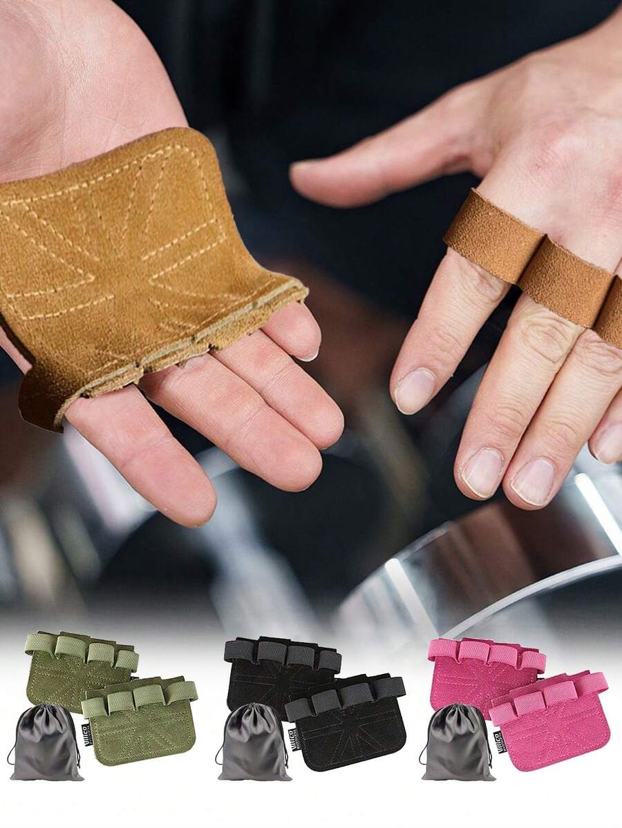 Guantes de vaca antideslizantes con almohadillas de tela tejida antideslizante, adecuados para entrenamiento de fuerza, gimnasia y dominadas, proporcionan protección para la palma para actividades de fitness y deportes. Accesorios de fitness, deportes, gimnasio, entrenamiento en casa, guantes de fitness para mujeres, guantes de boxeo, guantes de fitness, guantes de gimnasio, guantes de fitness para hombres