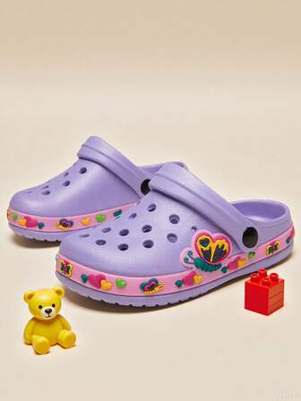 儿童独角兽休闲厚底拖鞋，防水防滑户外沙滩凉鞋，包头透气鞋