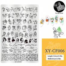 1 Peça Placa de Carimbo de Arte de Unhas, Edição Limitada do Ano da Cobra, Fogos de Artifício Estilo Chinês, Modelo de Carimbo de Unhas com Padrões Florais, Placa de Carimbo de Arte de Unhas, Placa de Carimbo de Gel de Unhas, Floco de Neve, Pinguim, Bambu, Pássaro, Grade, Batimento Cardíaco, Coração, Letra, Lábio, Rosa, Figura, Estampa Xadrez Francês Ferramenta de Arte de Unhas