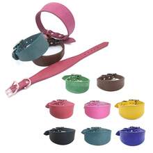 1 Pc Leathers Dogs Collar Soft Padded Collar For Whippets Salukis Sighthounds Dogs Adjustable Collar Large Breeds Dogs Supply - Multicolor - View 11