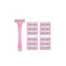 1入組手柄，13入組替換刀片，1 組女士剃須刀，剃須刀，防刮男士手動剃須刀，不銹鋼刀片，剃須工具，剃須刀，剃須刀，鬍鬚刀