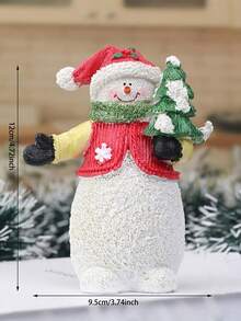 Unique Snowman Gnome Statue 1pc Snowman Christmas Decor Accessories Dwarf Couple Ornaments Snowman Gnome Autumn Decorations Festive Ornament For Home Decor, Winter Wonderland Display, Perfect Gift Birthday Gifts Graduation Christmas Decorations Room Decor