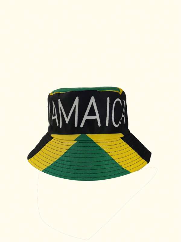 Chapéu balde reversível leve estilo jamaicano, unissex, casual, para atividades ao ar livre, com proteção solar