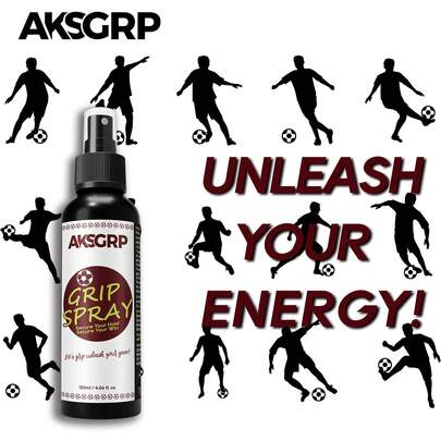 1 flaska halkskyddsspray i flera storlekar, lämplig för fotbollshandskar, skosulor, racketar, yoga, poledance och andra halkskyddande användningsområden, kan användas för daglig träning/matcher