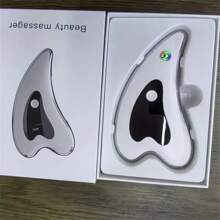 USB Rechargeable Electric Face & Neck Massager, 650mAh Lithium Battery, Multi-Functional Beauty Tool For Women, Heart-Shaped Ergonomic Design, Facial Massage Device