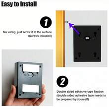 4pcs High Brightness Solar Fence Lights Outdoor - 2LEDs Soft White & Warm Yellow - Auto-On Motion Sensor - For Deck, Pool/Yard/Garage/Patio/Fence - Tempered Glass Panels - Enhanced Security And Ambiance - Solar Outdoor Lights