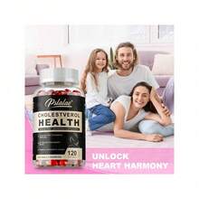 PSLALAE Cholesterol Health Capsules - Supports Vascular And Heart Health, Maintains Cholesterol Levels - 120pcs - 120 Capsules - View 7