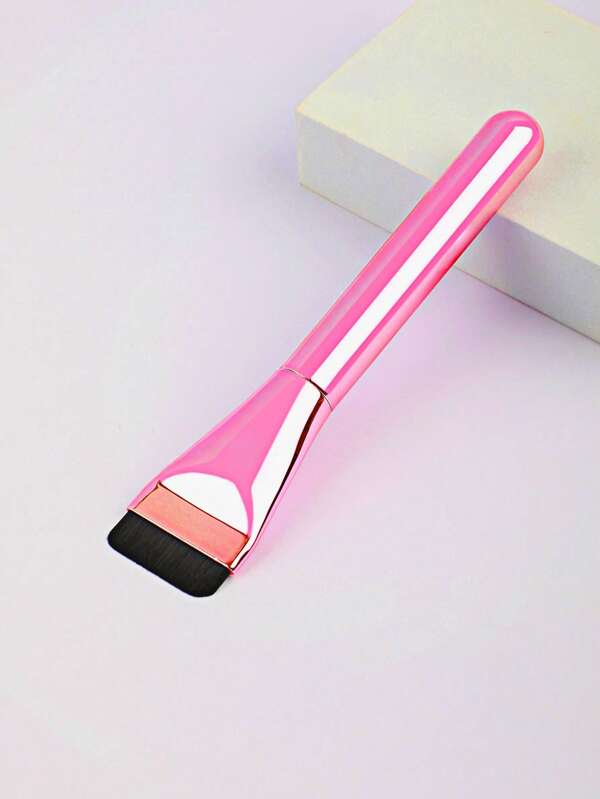 1 Pc Brush Flat Thin Makeup Brush Soft Facial Brushes Tools Facial Applicator Brush Face Brushes Makeup Brushes For Peel, Makeup - Soft Foundation Brush BB Cream Brush Concealer Brush