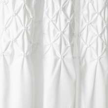 Lush Decor Bayview Window Curtain Panels White 54X63+2 Set Halloween-Fall Decor-Room Decor - 白色 - 查看 4