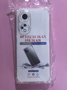 Transparent Four-Corner Anti-Fall Protective Case, Applicable For OPPO/OnePlus Series Smartphones, Transparent Four-Corner Anti-Fall Phone Case, Phone Case, Phone Protective Cover, Phone Shell, Phone Cover, Anti-Drop Phone Case, Transparent Phone Case, Minimalist Phone Case, Solid Color Phone Case, Transparent Phone Case, TPU Anti-Fall Phone Case (Military-Grade Anti-Drop)