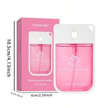 1 Pc With Silicone Sleeve And Hook/1PC/2pcs$/3pcs$/4pcs$/6pcs 50ml Moisturizing Hand Sanitizer Spray Bottle.Spray Hand Sanitizer Bottle Travel Size. .Moisturizing Hand Sanitizer Spray Bottle(Note:The Actual Value Product Ls Empty Spray Bottle)