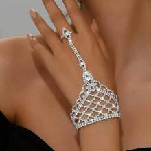 1 件流苏手链和戒指珠宝配饰，适合海滩派对 - 3銀色 - 查看 7