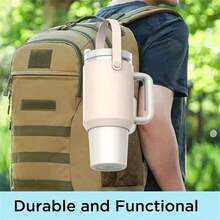 适用于运动水瓶的 40 盎司硅胶隔热杯套，便携式隔热硅胶杯盖，兼容 运动水瓶配件套装，适合户外旅行、健身、日常使用。