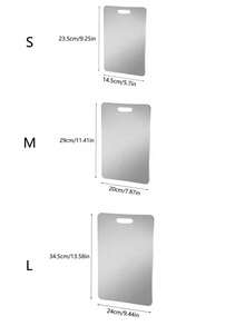 3pcs/1pc High-Quality Stainless Steel Double-Sided Cutting Board - Thickened, Mildew-Resistant, Suitable For Kitchen And Restaurant Use, Easy To Clean With Water