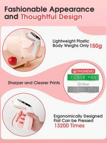 Phomemo E975 Embossed Label Maker, Vintage Embossed Portable Label Printer, Mini Embossed Label Maker (Includes 3 Rolls/6 Rolls Label Tapes), Suitable For Home, Office, Crafts And DIY, Gift Labels, 3D Label Maker (Clear And Readable Text), Mini Portable Label Maker (Label Tapes Have Waterproof, Wear-Resistant, Heat-Resistant, Oil-Resistant And Fade-Resistant Properties), Christmas Gift, Halloween Gift