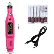 专业美甲抛光机套装 - USB供电，无异味，易于使用，适用于足部、手部和指甲护理，非常适合沙龙或家庭使用，可作为新年或情人节礼物送给女性。 - 彩色 - 查看 14