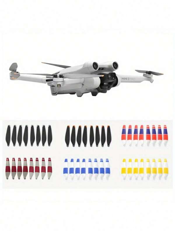 8 قطع شفرات دوارة لطائرات Mini 4 Pro و Mini 3 Pro، شفرات بديلة منخفضة الضوضاء وسريعة الإطلاق، متوافقة مع طائرات Mini 4 Pro و Mini 3 Pro - غير متوافقة مع Mini 3