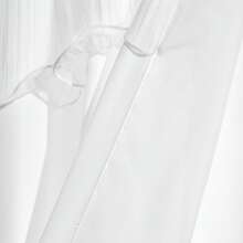 Lush Decor Avery Window Curtain Panels White 54x63+2 Set Halloween-Fall Decor-Room Decor - 白色 - 查看 6