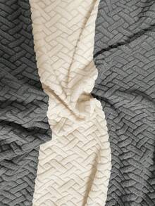 1pc Striped Patchwork Gaming Chair Cover, Elastic Jacquard Removable & Washable Computer Chair Slipcover, Suitable For Office, Bar, Bedroom, Gaming Chair, Home Decor, Autumn Decor, Room Decor, Back To School, School Supplies - Multicolor - View 8