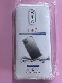 Transparent Four-Corner Anti-Fall Protective Case, Applicable For OPPO/OnePlus Series Smartphones, Transparent Four-Corner Anti-Fall Phone Case, Phone Case, Phone Protective Cover, Phone Shell, Phone Cover, Anti-Drop Phone Case, Transparent Phone Case, Minimalist Phone Case, Solid Color Phone Case, Transparent Phone Case, TPU Anti-Fall Phone Case (Military-Grade Anti-Drop)