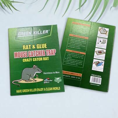Trampa de pegamento grueso para ratas, trampa adhesiva para ratones, trampa repelente de roedores, atrapador de ratas con pegamento