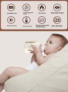 Rechargeable Constant Temperature Milk Bottle Warmer Set, Smart Temperature Control, Portable Breastmilk Warmer For Outdoor And Home Use