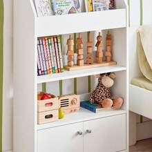 SoBuy KMB11-W, Children Kids Bookcase Book Shelf Storage Display Shelving Cabinet Organizer - White - View 8