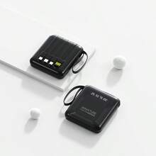 1个10000mAh移动电源，内置4根充电线，配有挂绳，兼容/安卓手机，初始阶段可能出现幻觉充电现象，但两次充电循环后将显示正常充电状态，是送给男士和女士的完美礼物。 - 彩色 - 查看 13